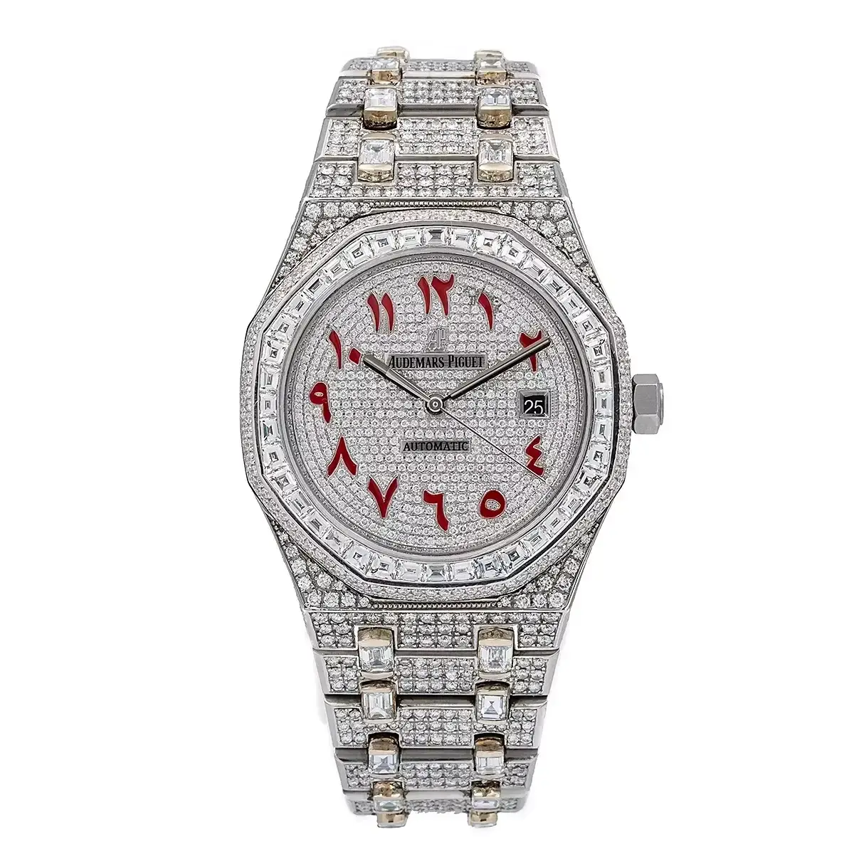 41mm AP Royal Oak Bust Down Men’s Diamond Watch 29.75ct - image 1