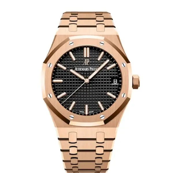 AP Royal Oak Selfwinding, 41mm, 18k Rose Gold, Black Dial, 15500OR.OO.1220OR.01 - image 3