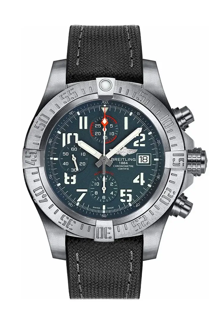 BRE Avenger Bandit Black Canvas Men’s Watch E1338310-M534 - image 1
