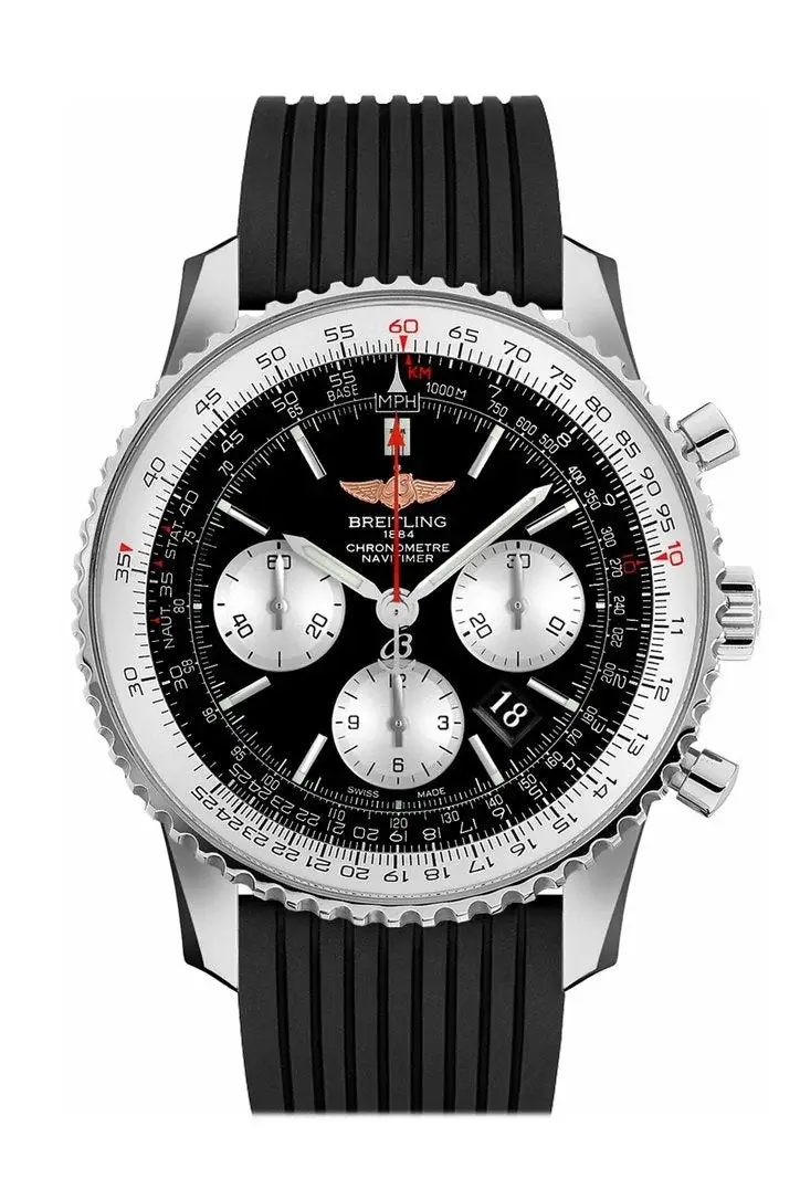 BRE Transocean Chronograph Mens Watch AB012721/BD09/252S - image 1