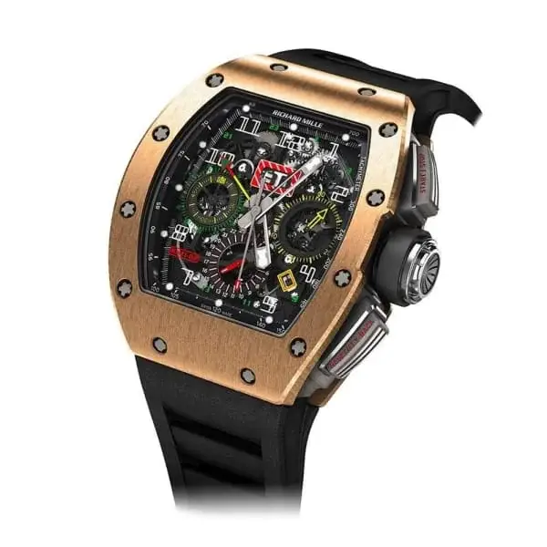 Best selling specials-RM RM 11-02 Automatic Flyback Chronograph Dual Time Zone Rose Gold - image 1