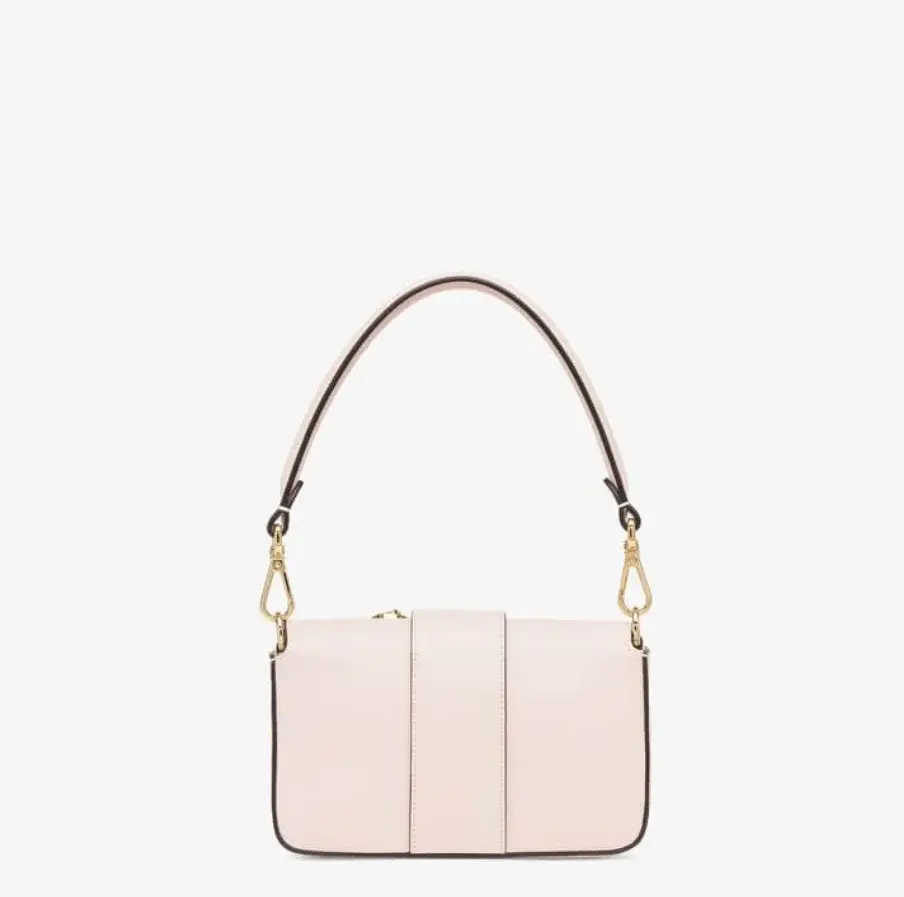 Brooch mini baguette :C Fendace Pink leather bag - image 4