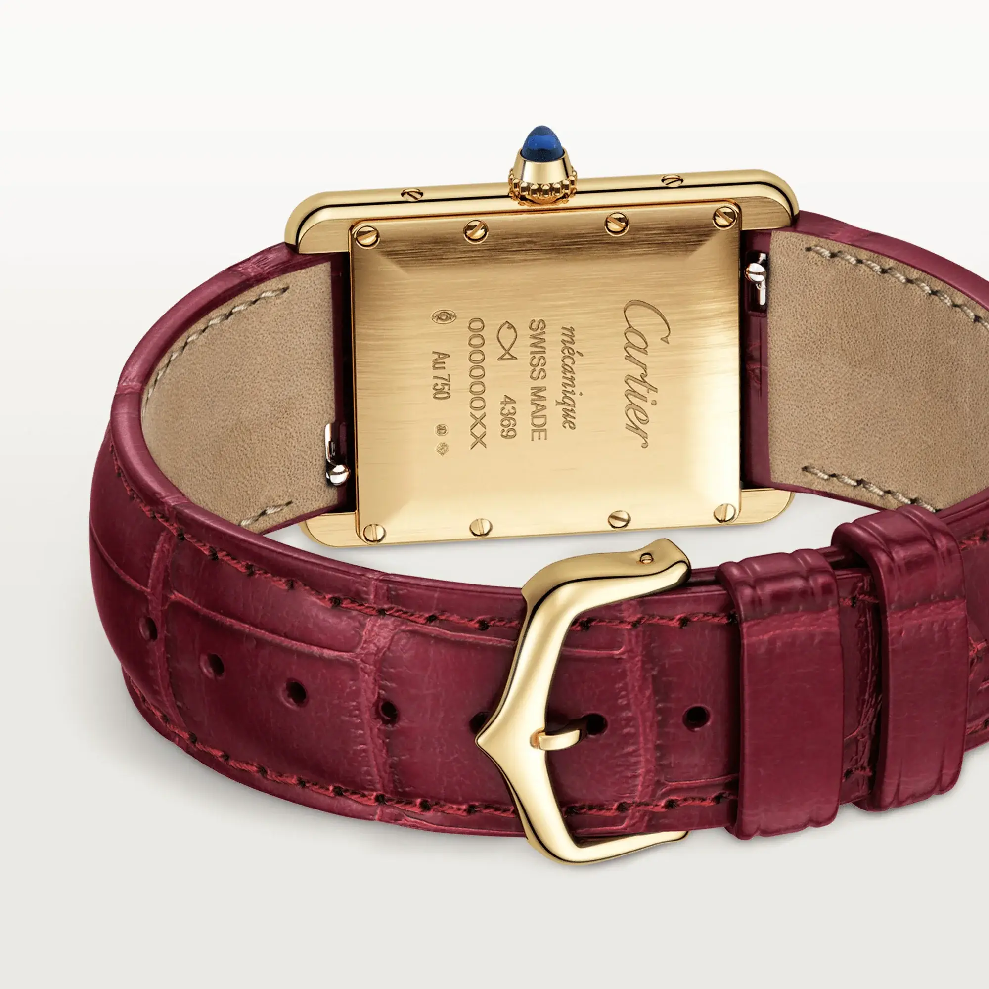 CAR Tank Yellow Gold Lady’s Watch, WGTA0059 - image 3