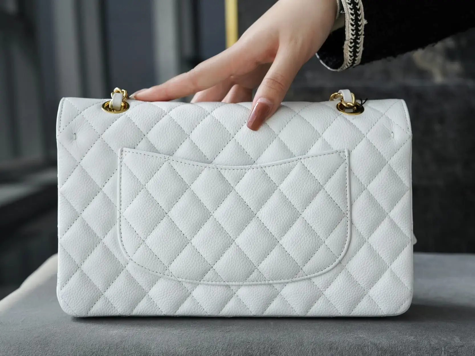 CC CF25 Classic flap bag Caviar leather - image 15