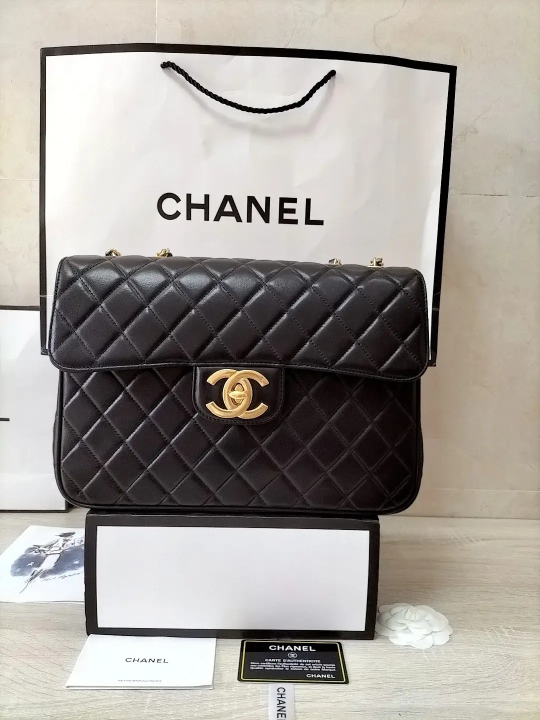 CC Classic Flap Bag size; 30*21*8cm - image 5