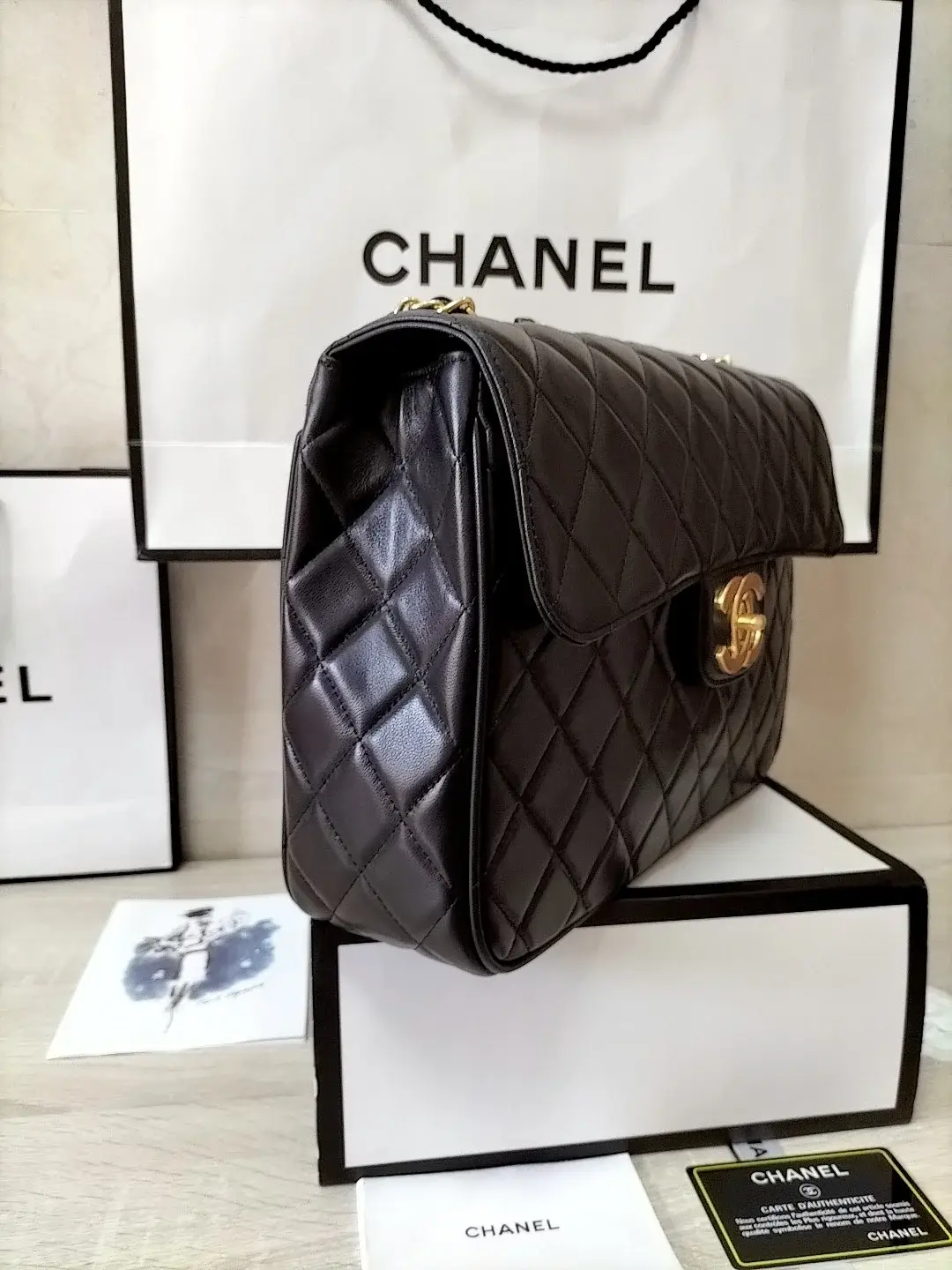 CC Classic Flap Bag size; 30*21*8cm - image 7