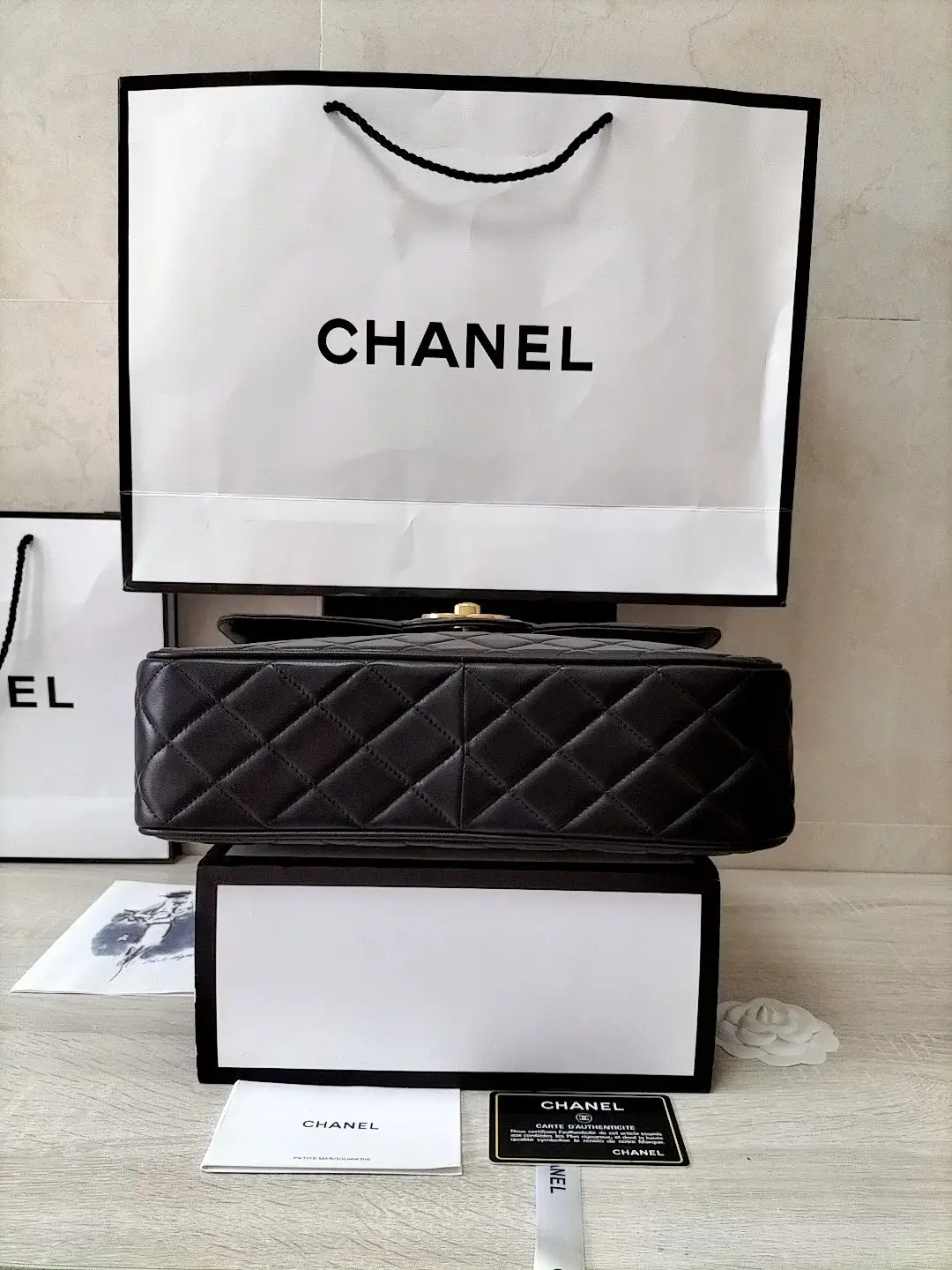 CC Classic Flap Bag size; 30*21*8cm - image 9