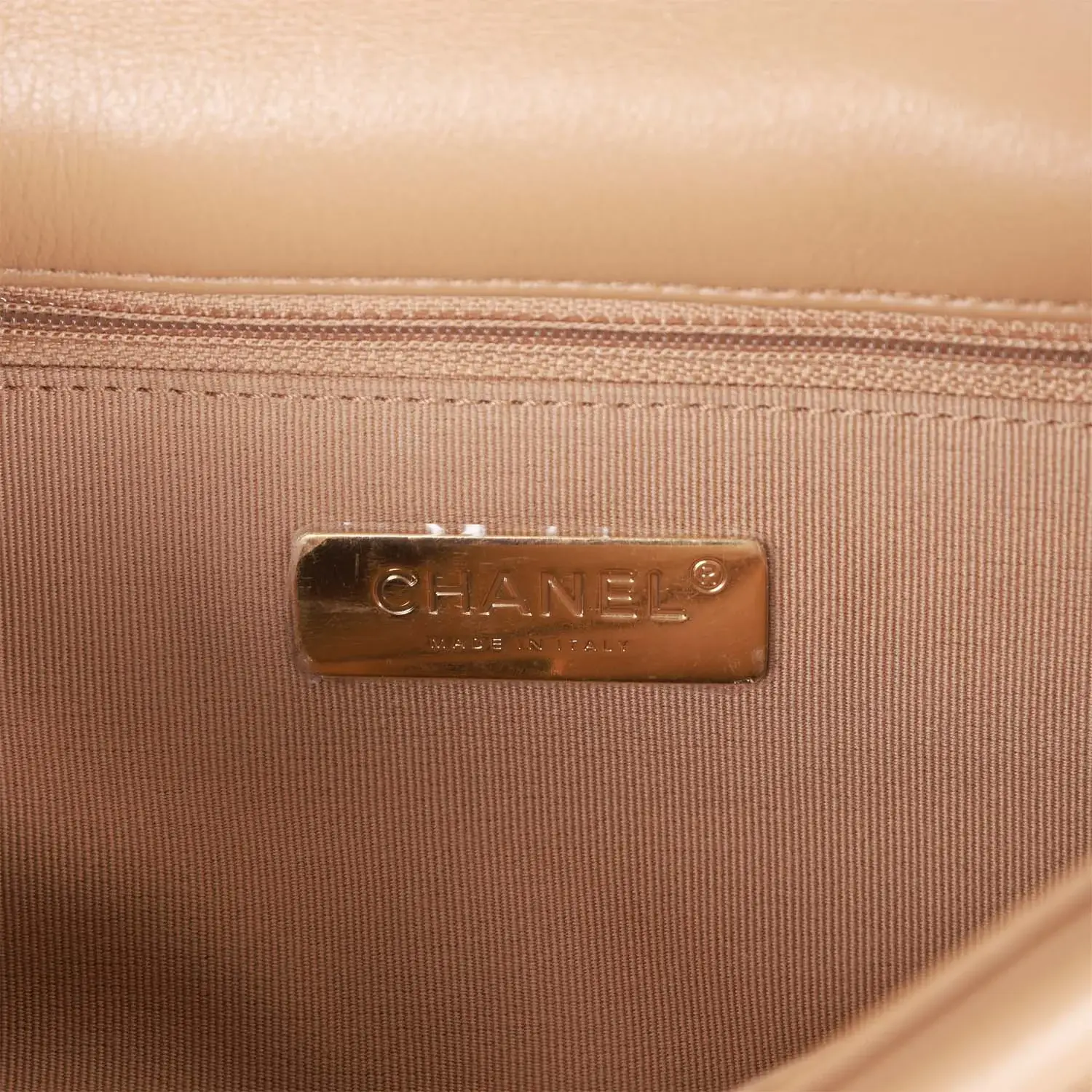 CC Medium 19 Flap Bag Beige Calfskin Mixed Hardware - image 6