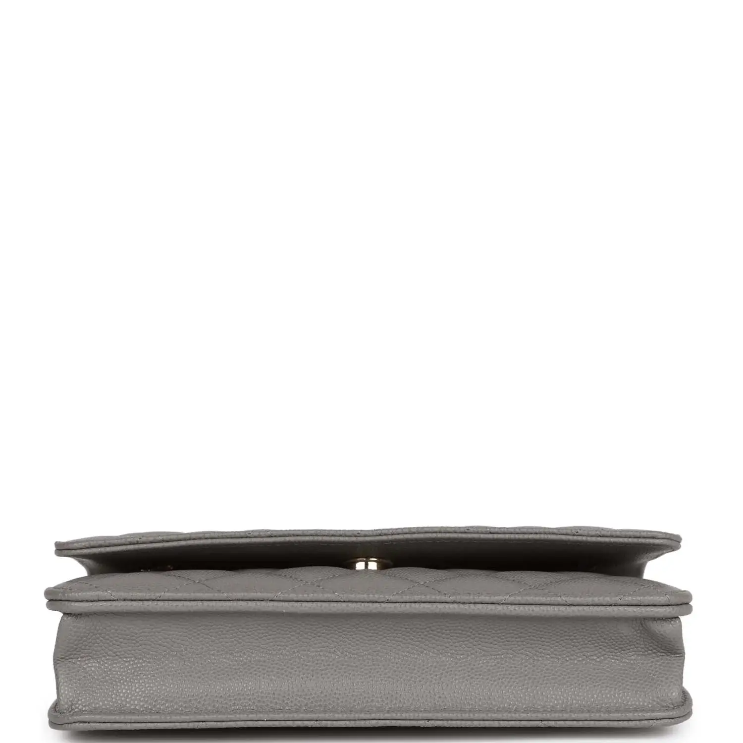 CC Wallet on Chain WOC Grey Caviar Light Gold Hardware - image 3