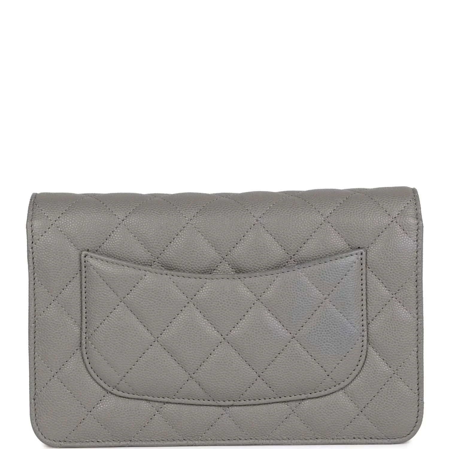 CC Wallet on Chain WOC Grey Caviar Light Gold Hardware - image 5