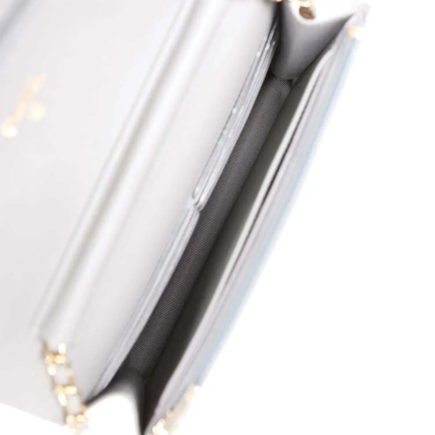 CC Wallet on Chain WOC Grey Caviar Light Gold Hardware - image 6