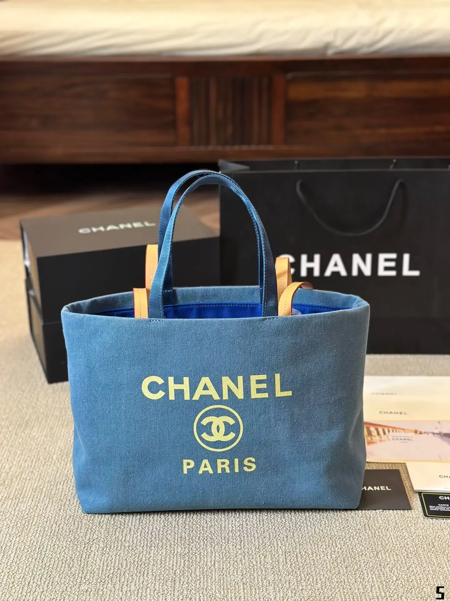 CC new arrival Vintage 24k tote bag size: 33*25 cm - image 8
