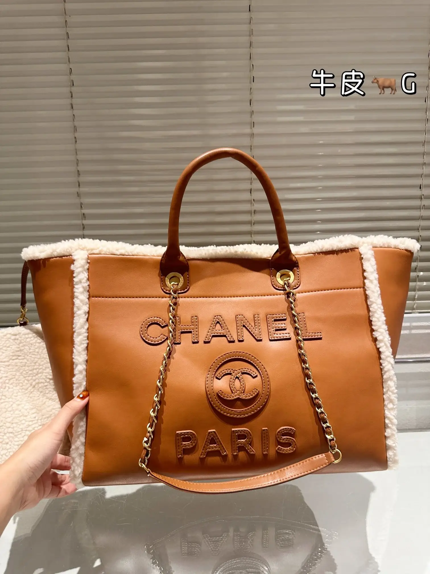 CC new arrival vintage tote bag size: 40*30 cm - image 3