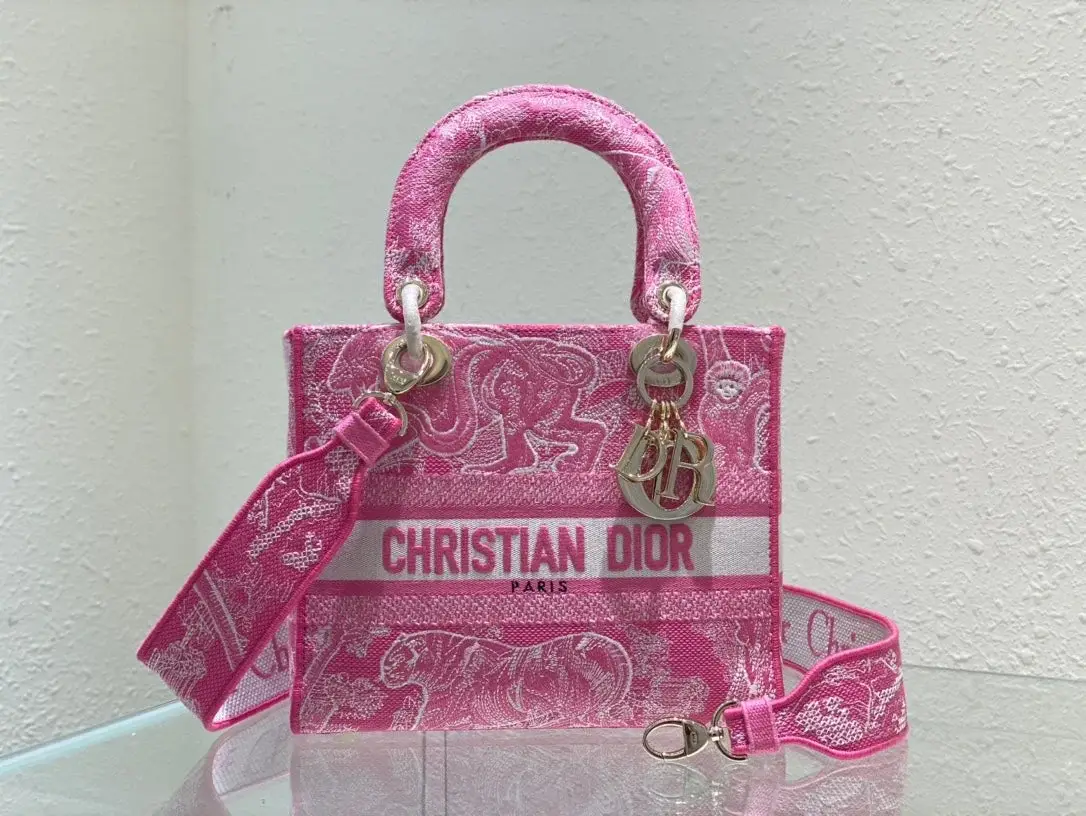 CD Medium Lady D Lite Bag - image 4
