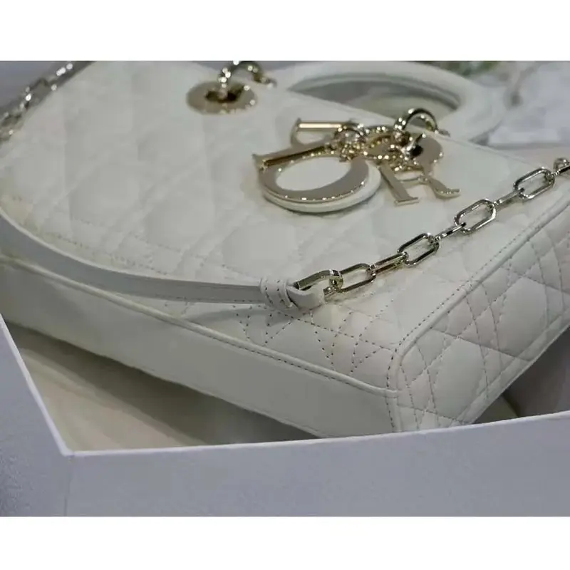 CD Women CD Lady D-Joy Bag Latte Cannage Lambskin - image 16