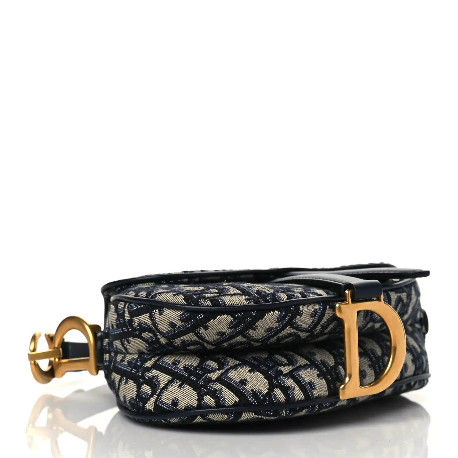 CHRISTIAN D Oblique Mini Saddle Bag Blue - image 3