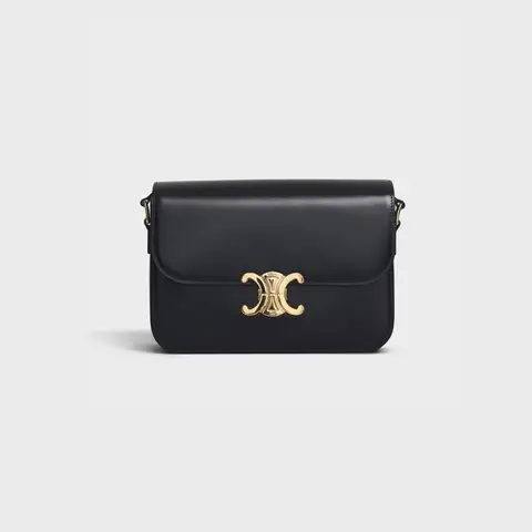 CLASSIQUE TRIOMPHE BAG IN SHINY CALFSKIN BLACK - image 1