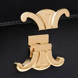 CLASSIQUE TRIOMPHE BAG IN SHINY CALFSKIN BLACK - image 3
