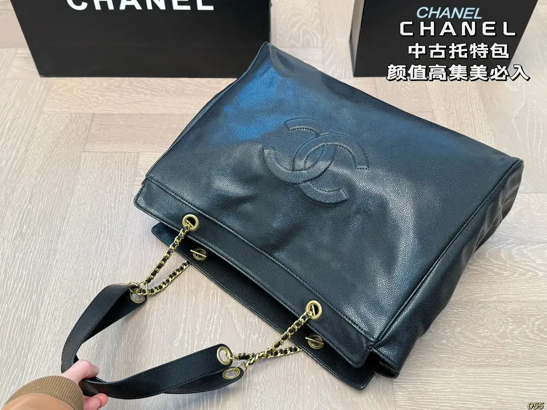Cc new arrival vintage tote bag size: 41*30 cm - image 8