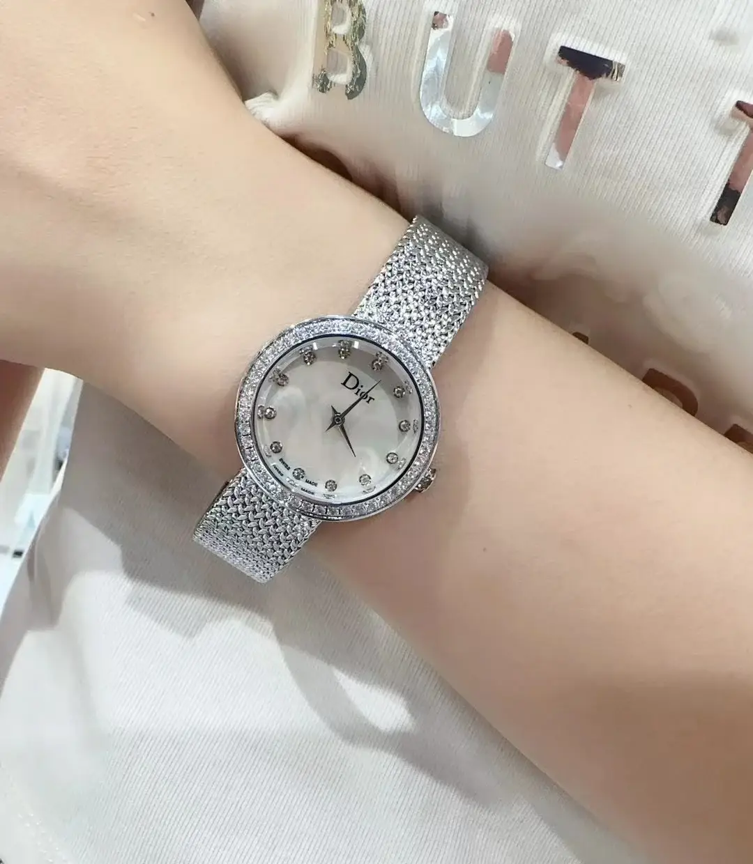 D La Mini D de Dior Satine women watch 30 mm - image 14
