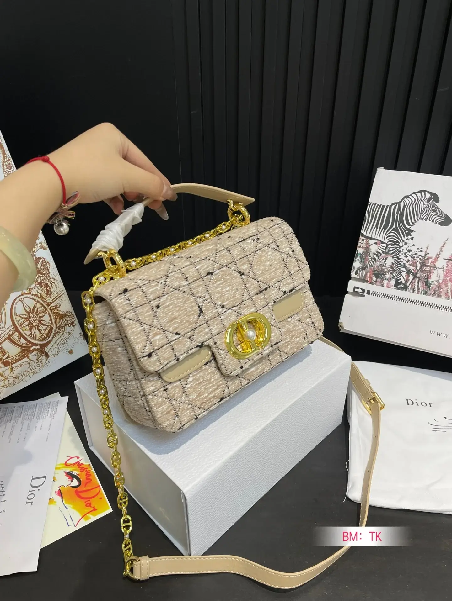 D new arrival Jolie Cannage bag size:22*14cm - image 2