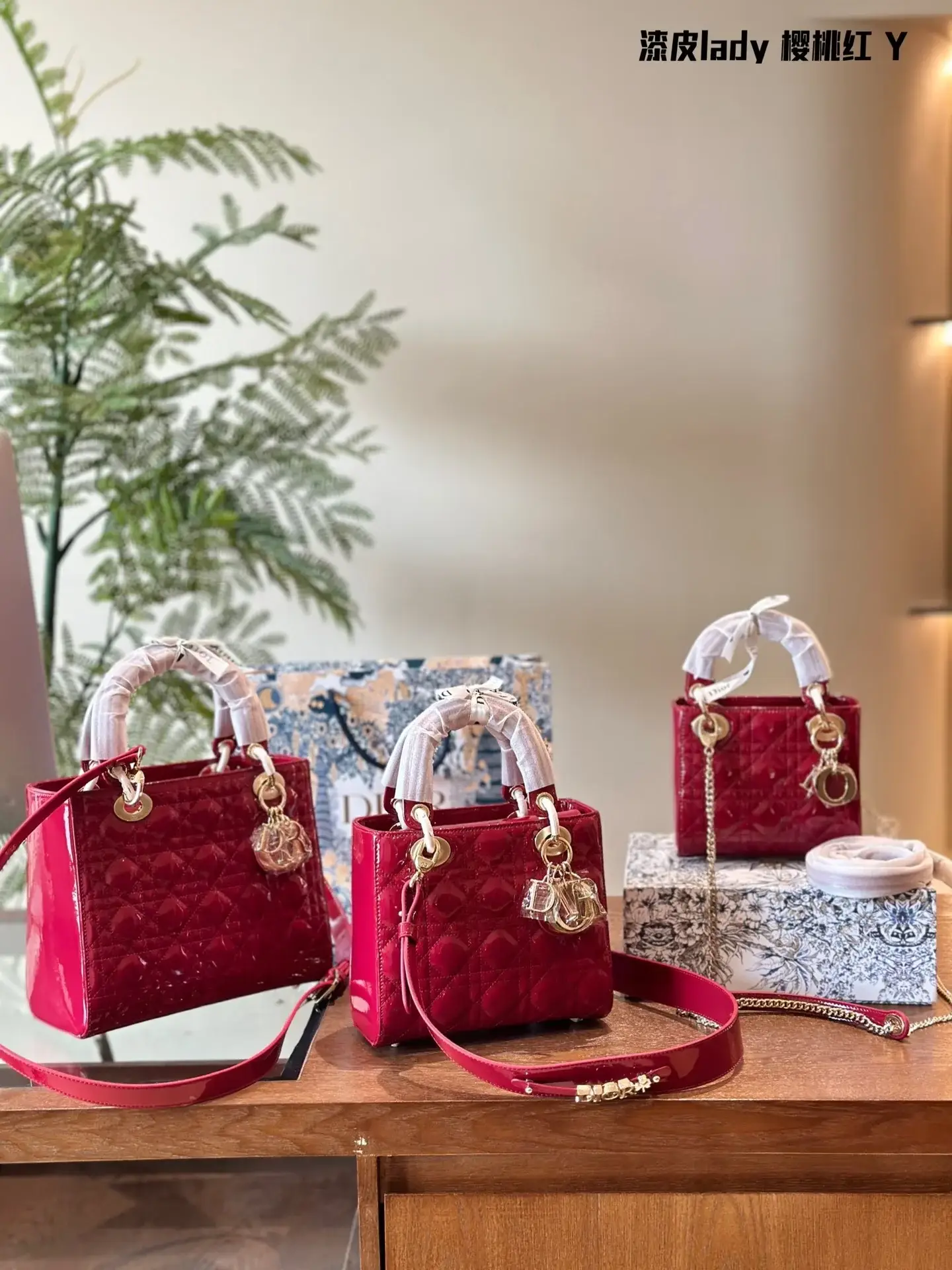 D new arrival red lady bag - image 4