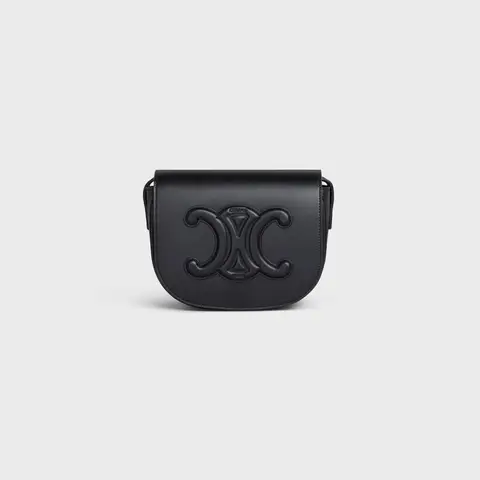 FOLCO CUIR TRIOMPHE IN SMOOTH CALFSKIN BLACK - image 1