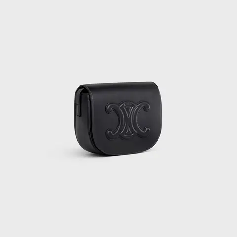 FOLCO CUIR TRIOMPHE IN SMOOTH CALFSKIN BLACK - image 3