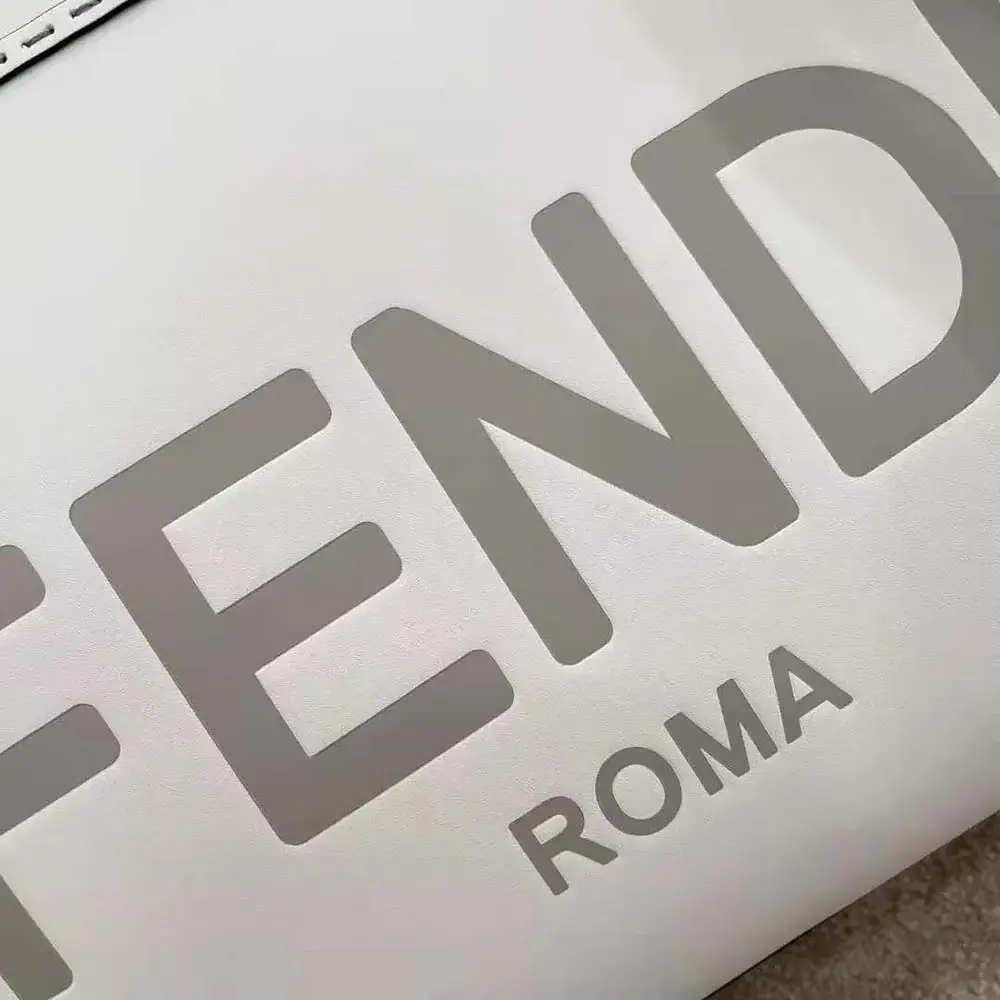 Fd Women Sunshine Medium Leather Shopper-White - image 3
