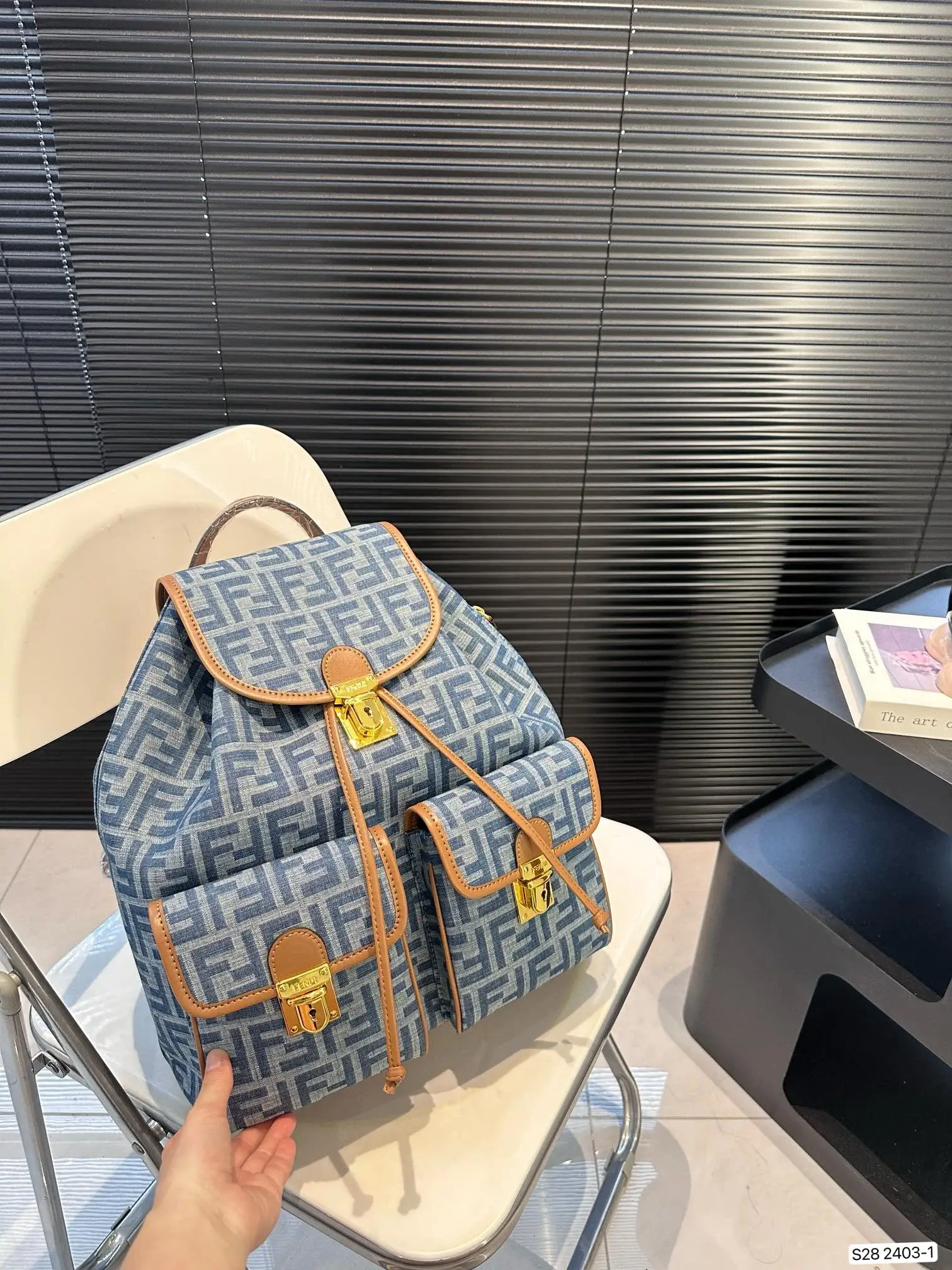 Fen new arrival backpack bag size： 32 * 36  cm - image 8