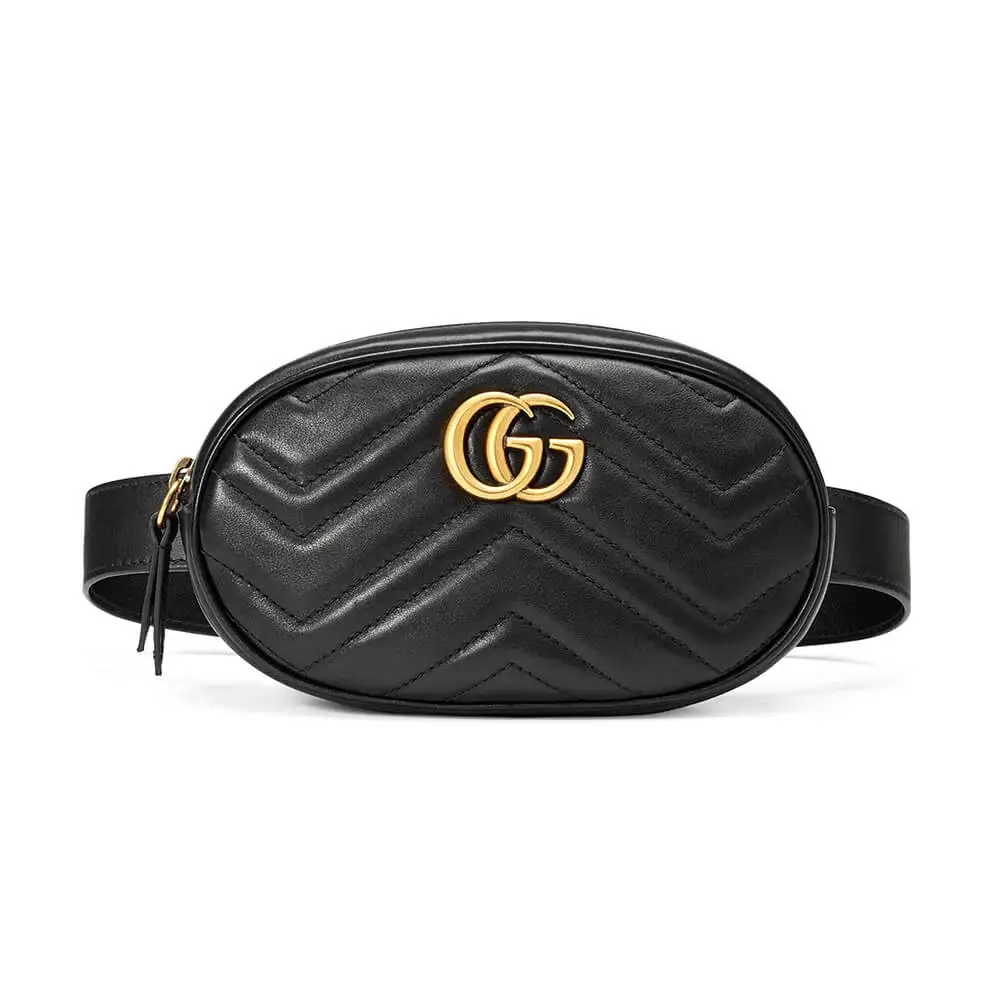 GG Marmont Quilted Leather Belt Bag - image 1