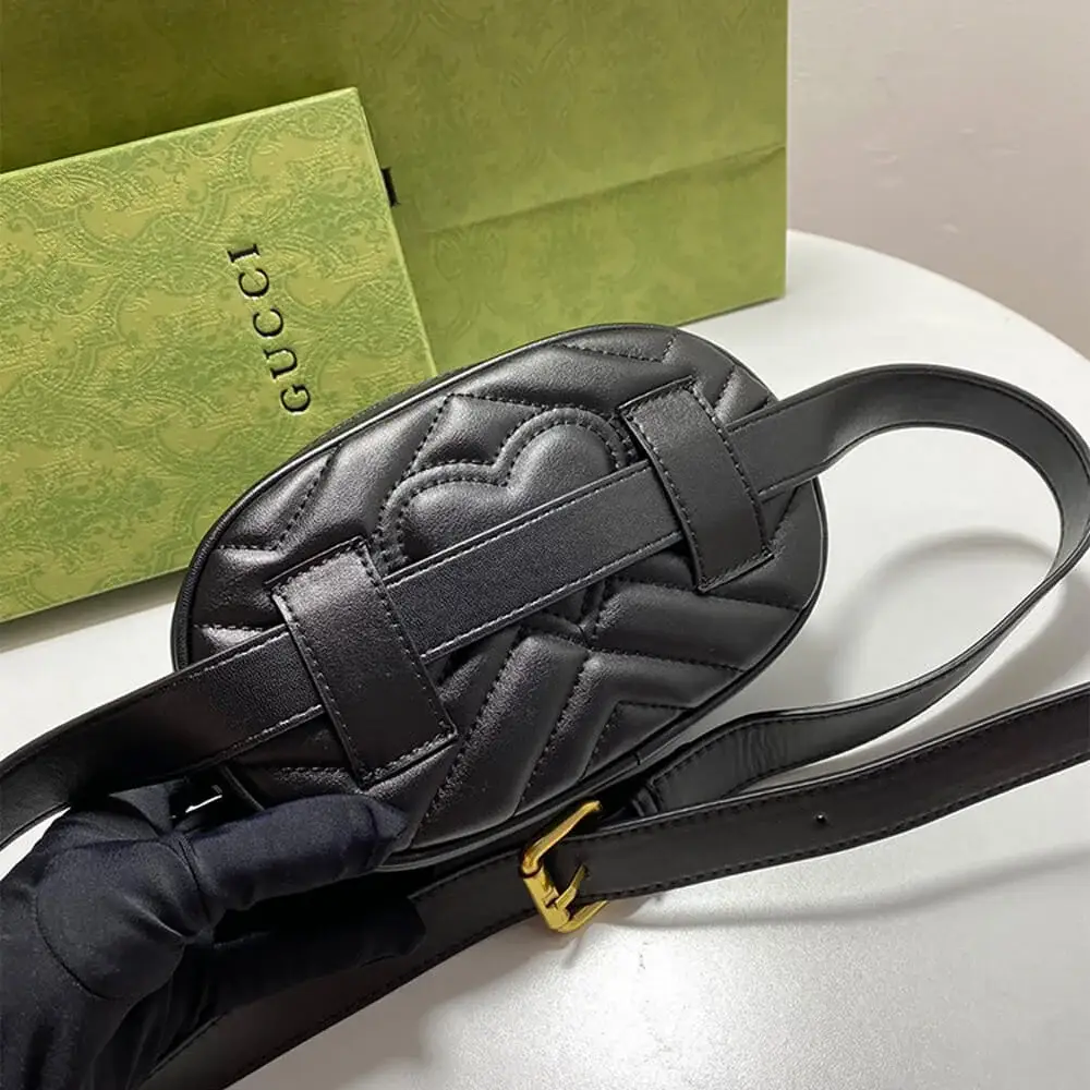 GG Marmont Quilted Leather Belt Bag - image 3