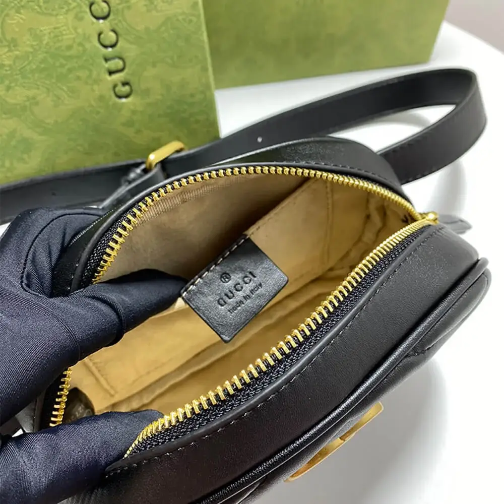 GG Marmont Quilted Leather Belt Bag - image 5