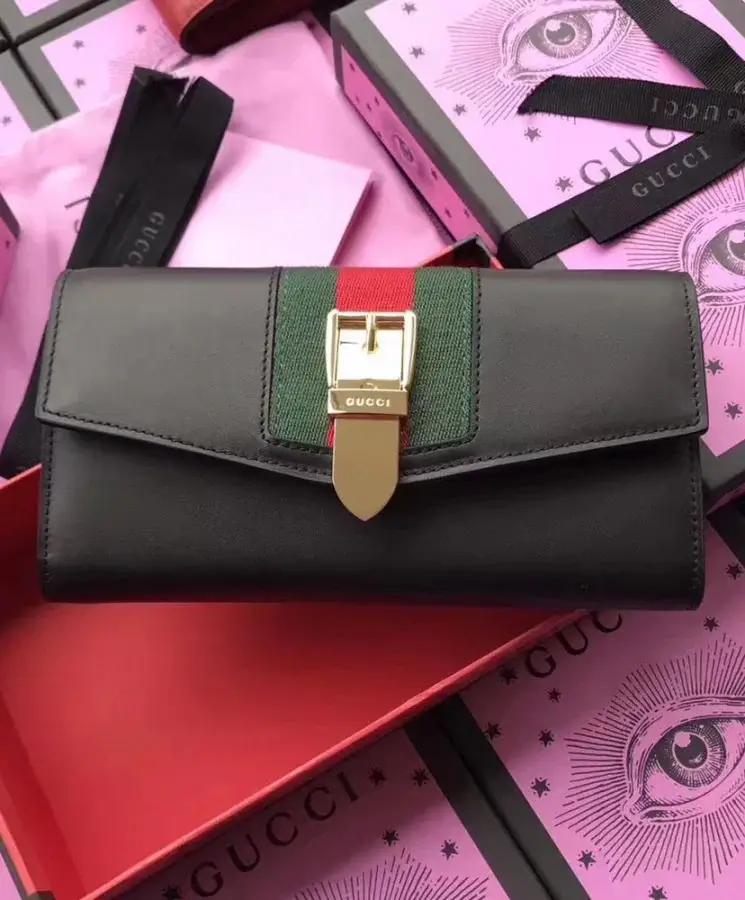 GG Sylvie leather continental wallet 476084 - image 3