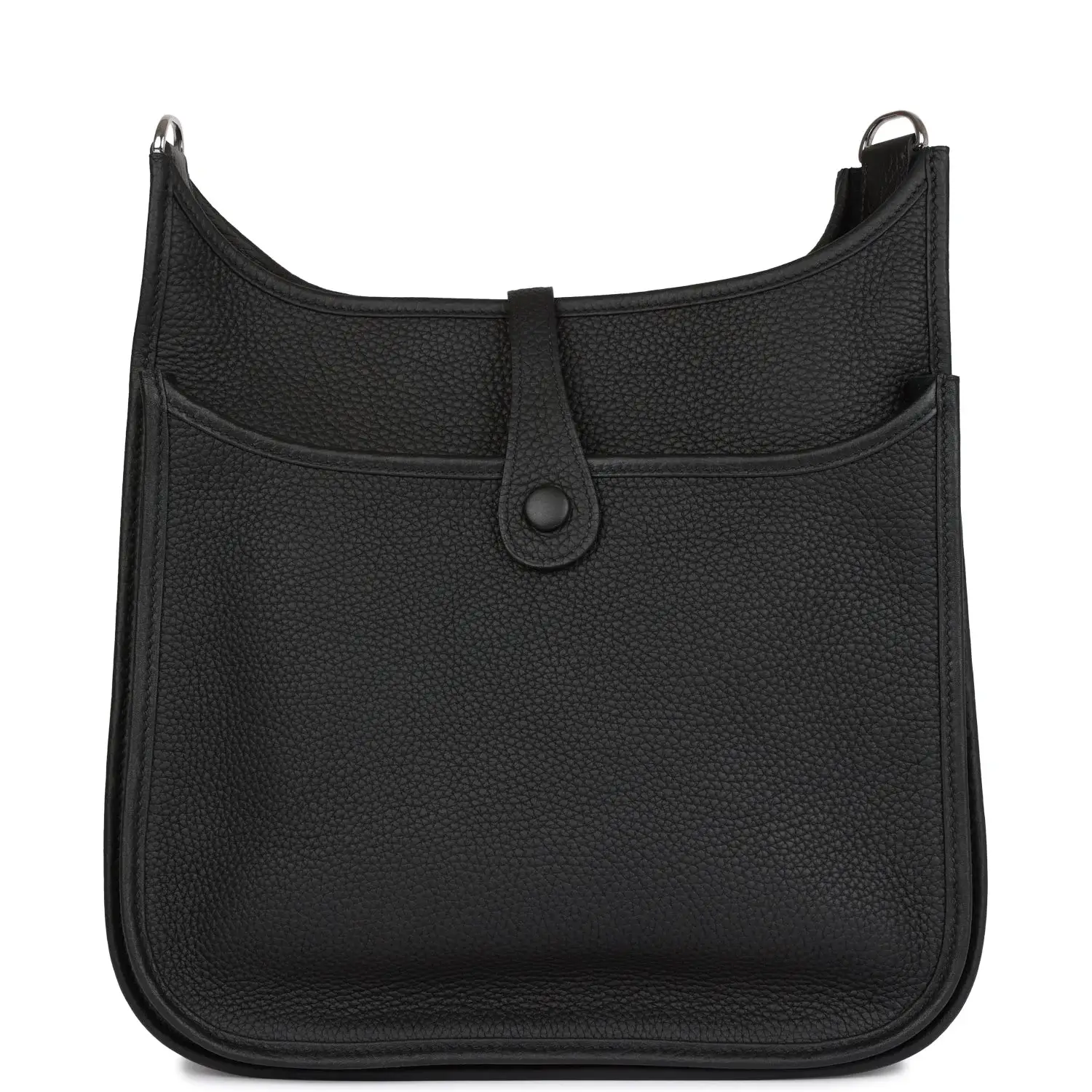 H Evelyne III PM Black Clemence Palladium Hardware - image 5