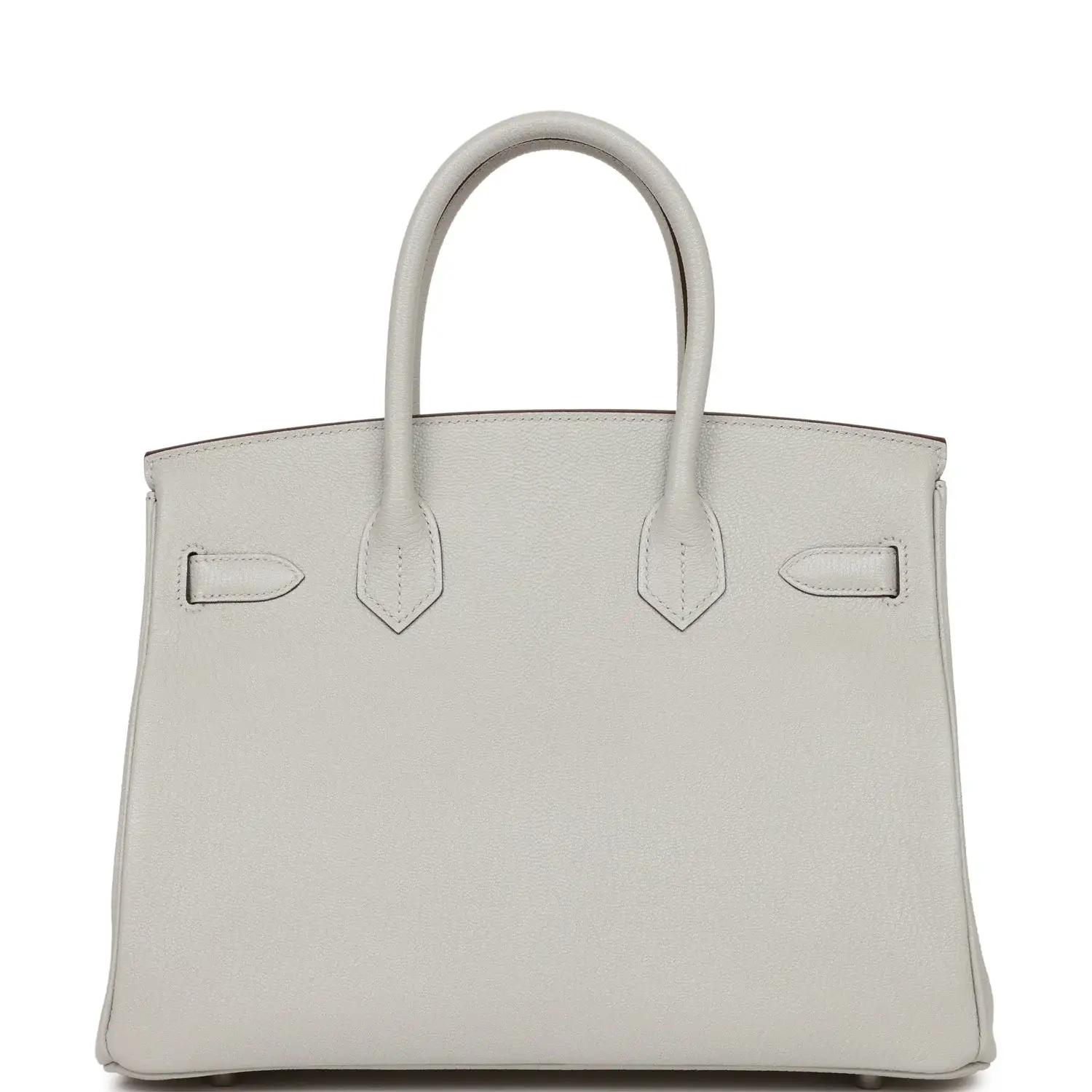 H Special Order (HSS) Birkin 30 Gris Perle Verso Chevre Brushed Palladium Hardware - image 3