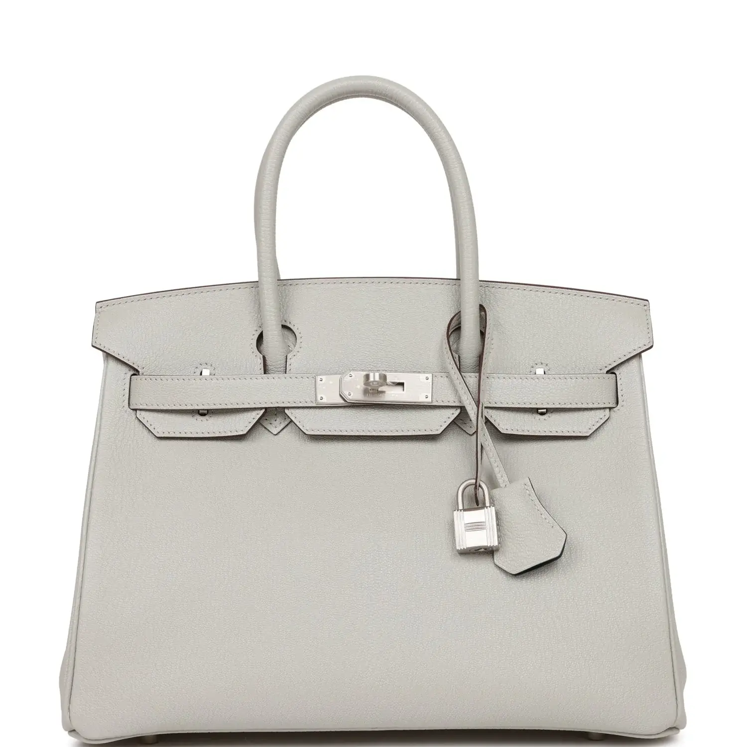 H Special Order (HSS) Birkin 30 Gris Perle Verso Chevre Brushed Palladium Hardware - image 1
