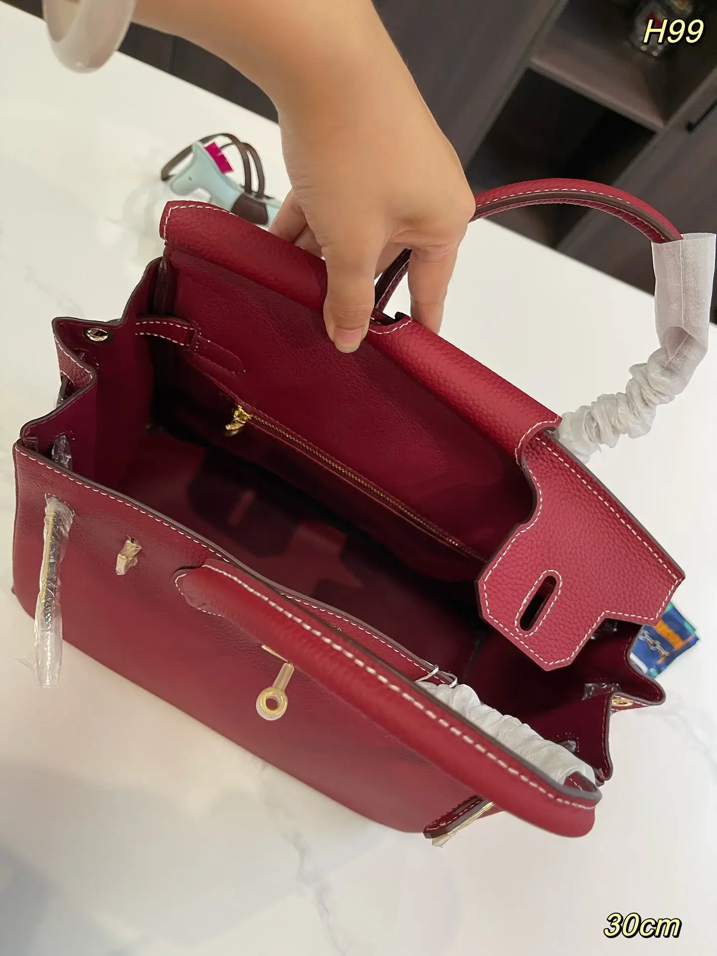 Her new arrival Birkin togo leather 11 size: 30 cm - image 2