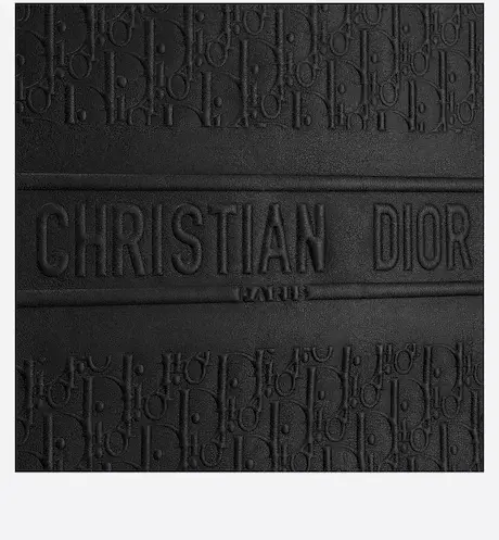 LARGE D BOOK TOTE Black D Oblique Embossed Calfskin (42 x 35 x 18.5 cm) - image 4