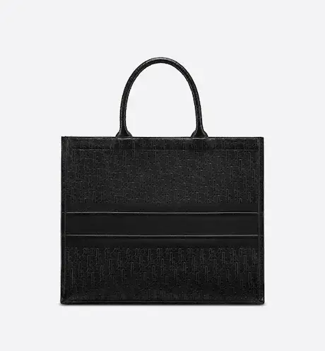 LARGE D BOOK TOTE Black D Oblique Embossed Calfskin (42 x 35 x 18.5 cm) - image 2