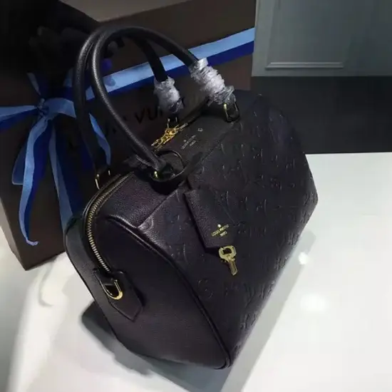 L M42401 Speedy Bandouliere 25 Tote Bag Monogram Empreinte Leather - image 3