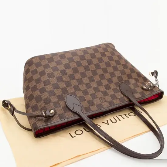 L N51109 Neverfull PM Shoulder Bag Damier Ebene Canvas - image 5