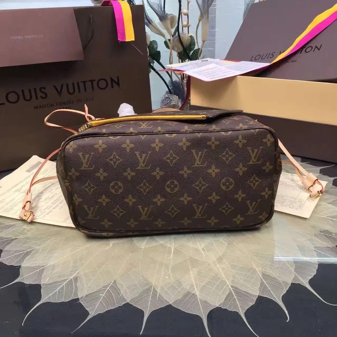 L Neverfull MM Bag Monogram Canvas M40997 - image 4