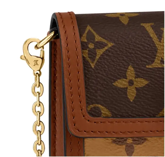 L Portefeuille Dauphine Chain wallet on shoulder Bag M68746 - image 7