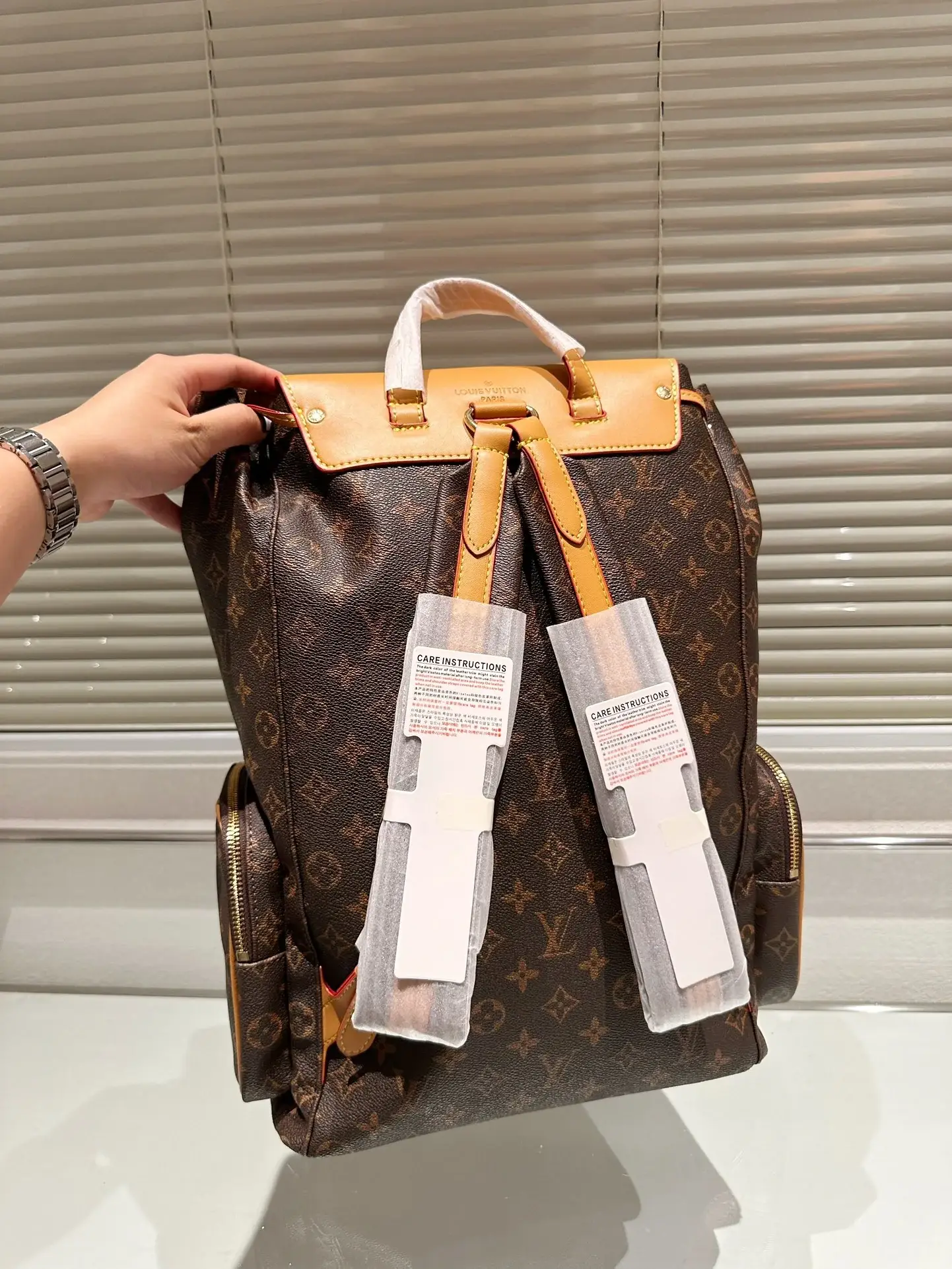 Louis Petite Malle Monogram backpack bag size : 37*45 cm - image 10