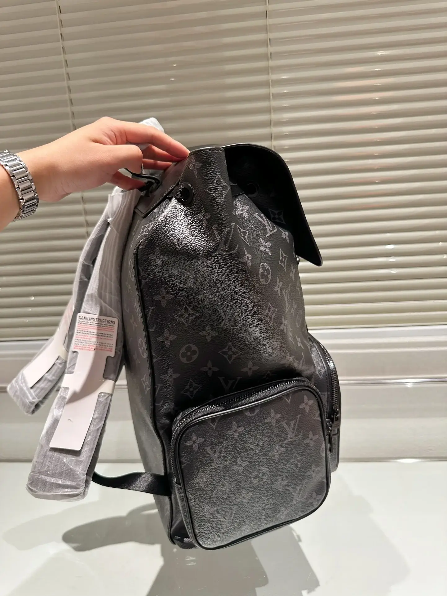Louis Petite Malle Monogram backpack bag size : 37*45 cm - image 2