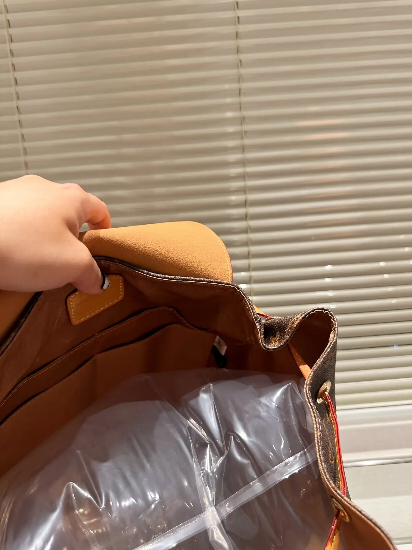 Louis Petite Malle Monogram backpack bag size : 37*45 cm - image 6