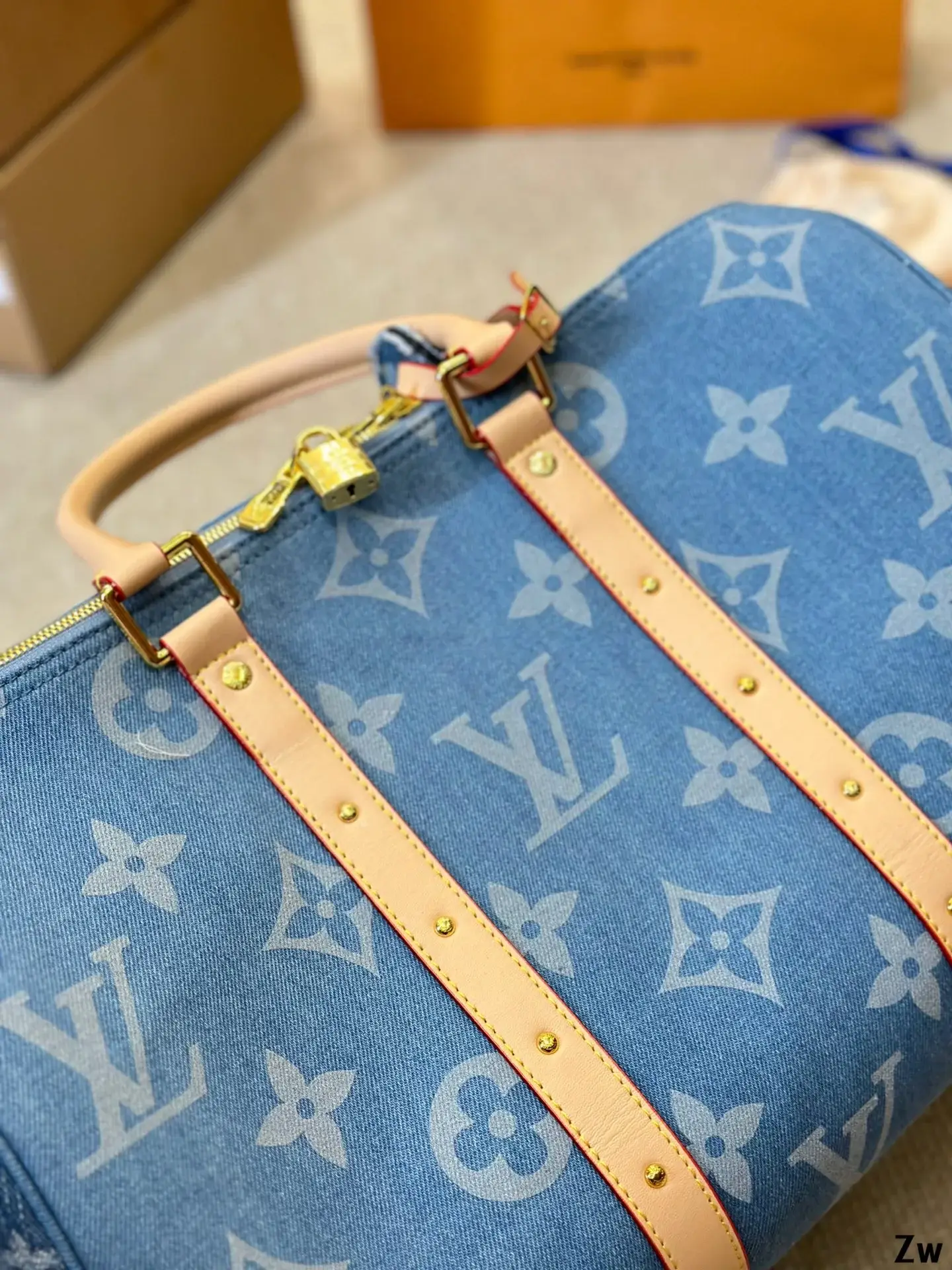Louis Speedy nano Denim bag - image 10