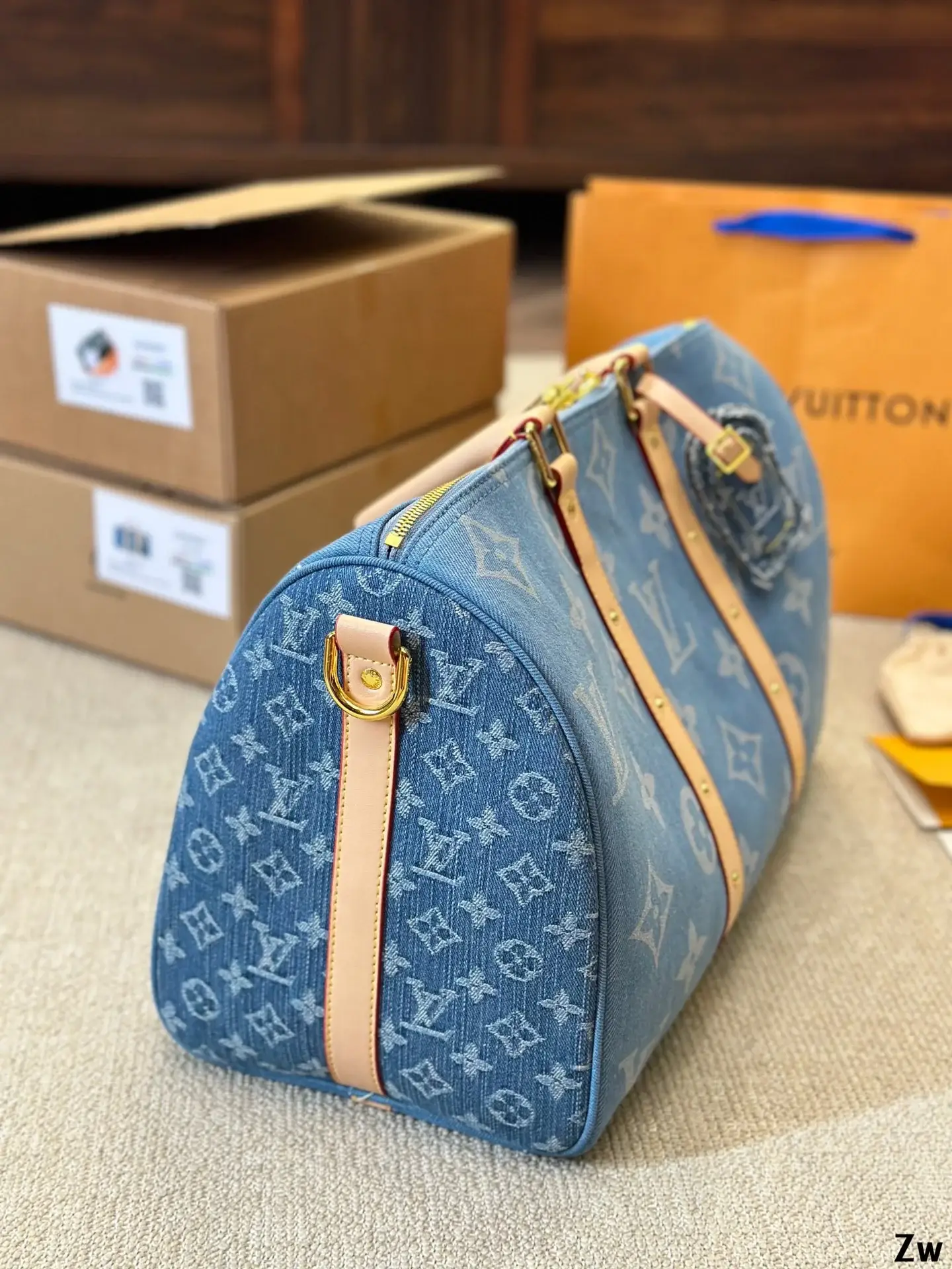 Louis Speedy nano Denim bag - image 5