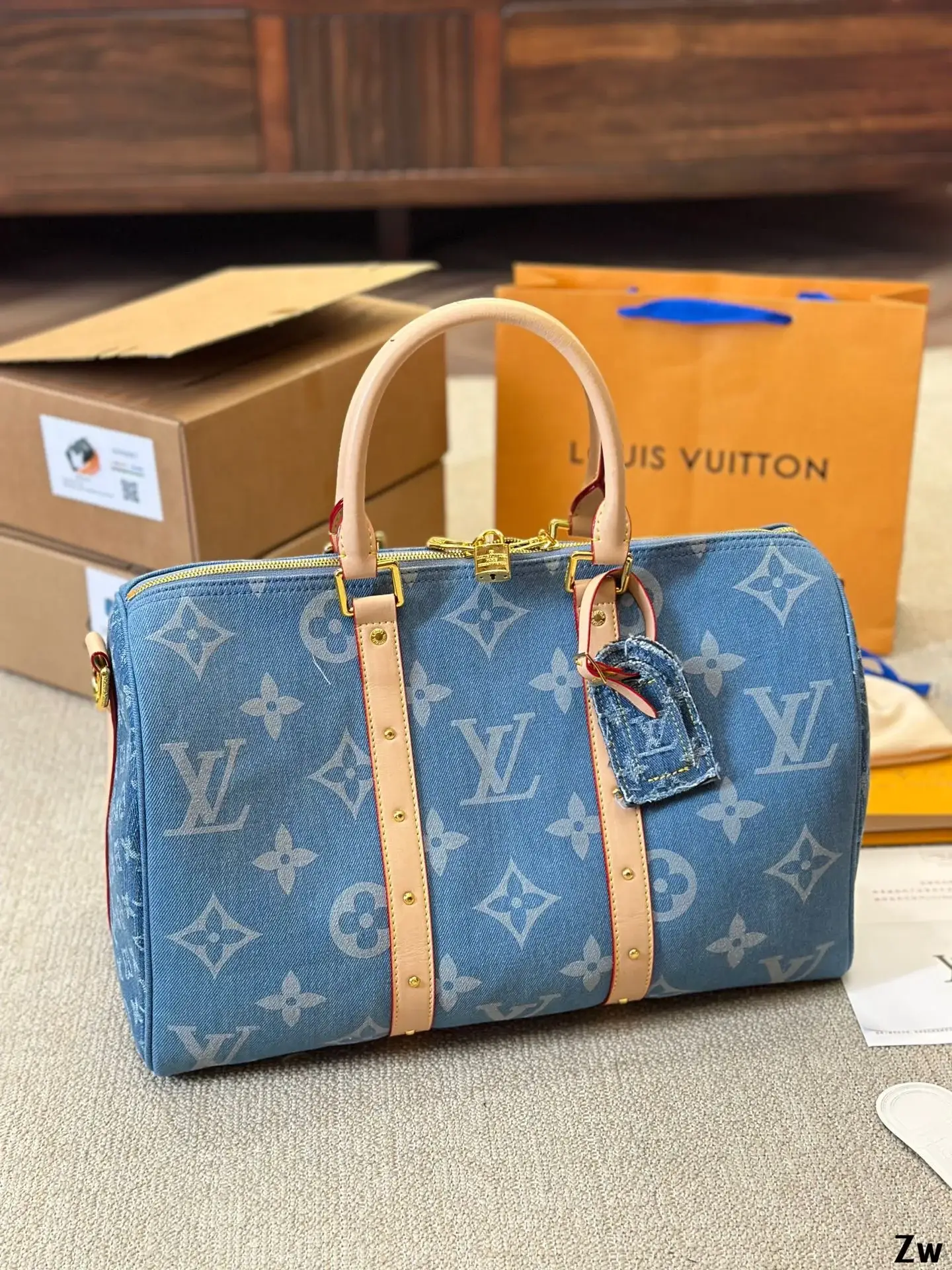 Louis Speedy nano Denim bag - image 6